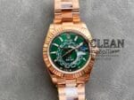 ROLEX SKY-DWELLER GREEN DIAL 42MM