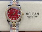 ROLEX LADY-DATEJUST RED DIAL 31MM