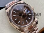 ROLEX DATEJUST BROWN DIAL 41MM - Image 3