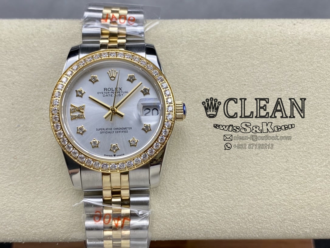 d2c9a6f8c1ce5a6c4271fb15827df8cf ROLEX LADY-DATEJUST SILVER DIAL 31MM - Image 1