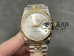 ROLEX DATEJUST SILVER DIAL 36MM - Image 8