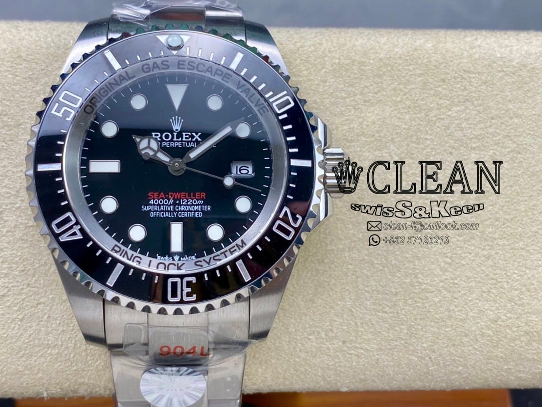 d73912a2c3ab97da66a8d540c5254d24 ROLEX SEA-DWELLER BLACK DIAL 44MM - Image 1