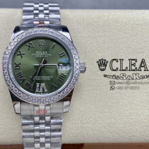ROLEX LADY-DATEJUST GREEN DIAL 31MM