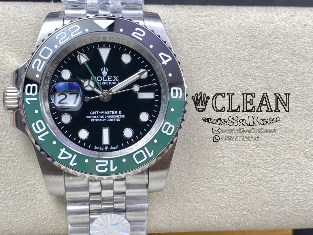 e10a78320bbba21ddb9d9ad06e9cbab3 ROLEX GMT-MASTER BLACK DIAL 40MM - Image 1