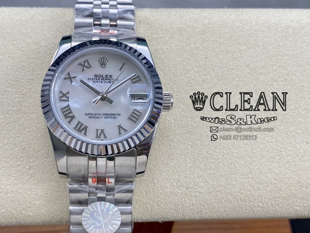 e28472f165f33e74553e5727d3bdd3cc ROLEX LADY-DATEJUST WHITE DIAL 31MM - Image 1
