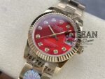 ROLEX LADY-DATEJUST RED DIAL 31MM - Image 4