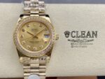 ROLEX LADY-DATEJUST GOLD DIAL 31MM