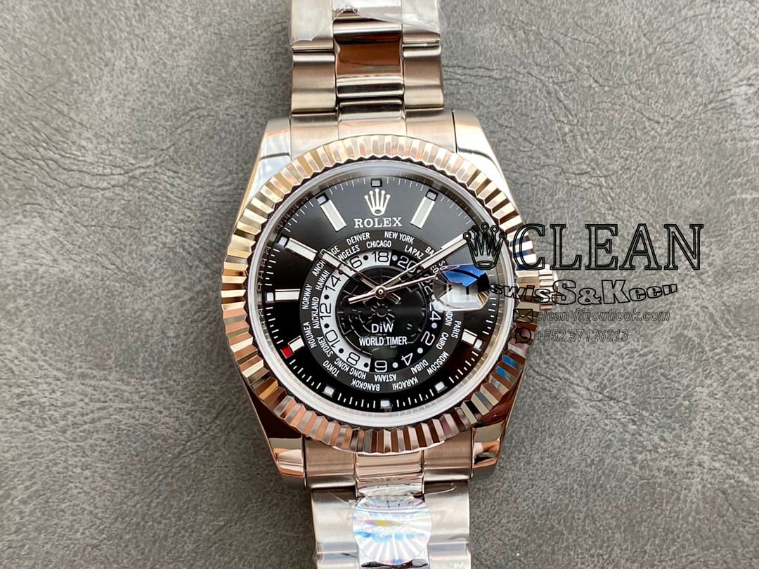 ed6ffe9aac0a0ab34ecdde1e56234c7c ROLEX SKY-DWELLER BLACK DIAL 42MM - Image 1