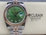 ROLEX DATEJUST GREEN DIAL 41MM