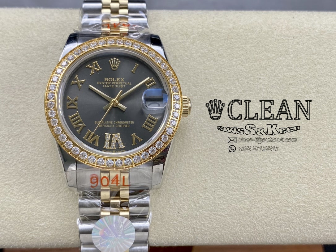 ee45a1f35488df6e7415f49a35c360c5 ROLEX LADY-DATEJUST BLACK DIAL 31MM - Image 1