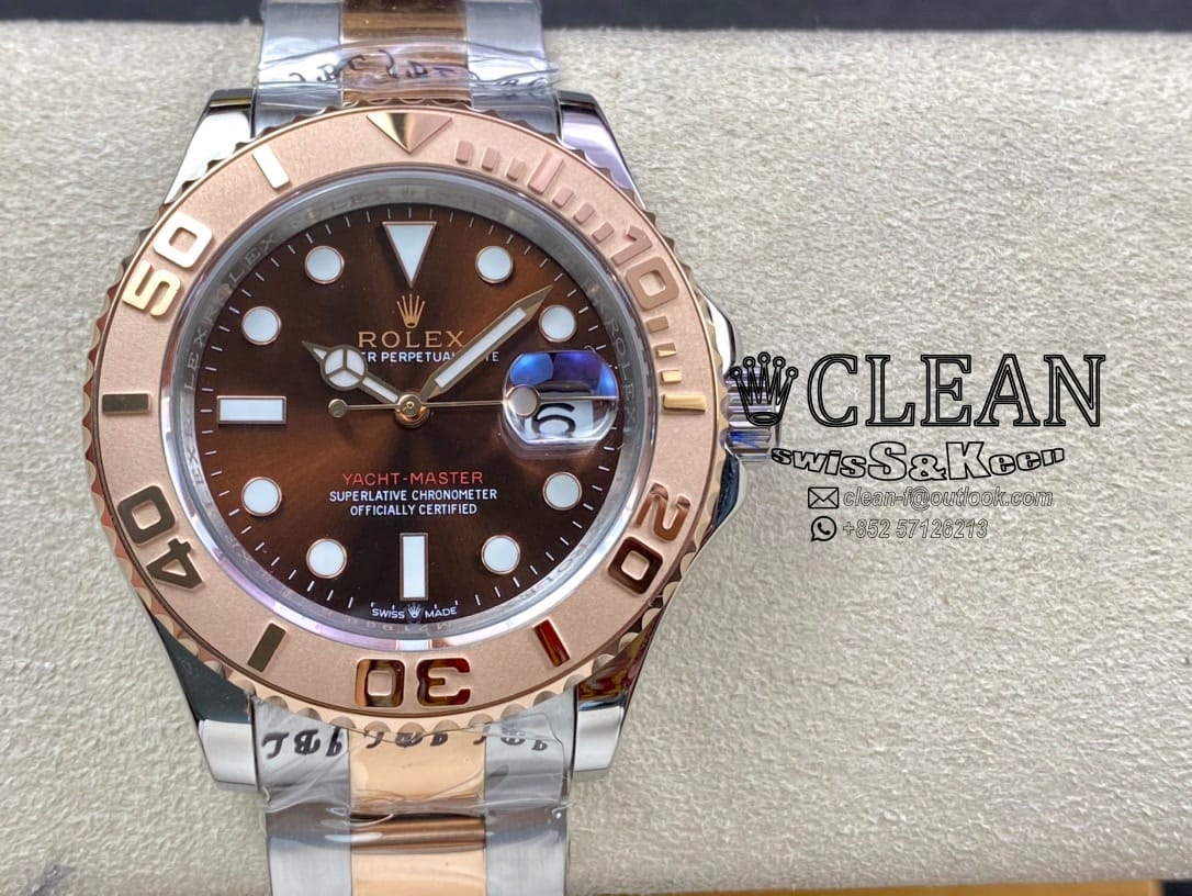 f21856a68283d5069116ea8d477c9fc5 ROLEX YACHT-MASTER BROWN DIAL 40MM - Image 1