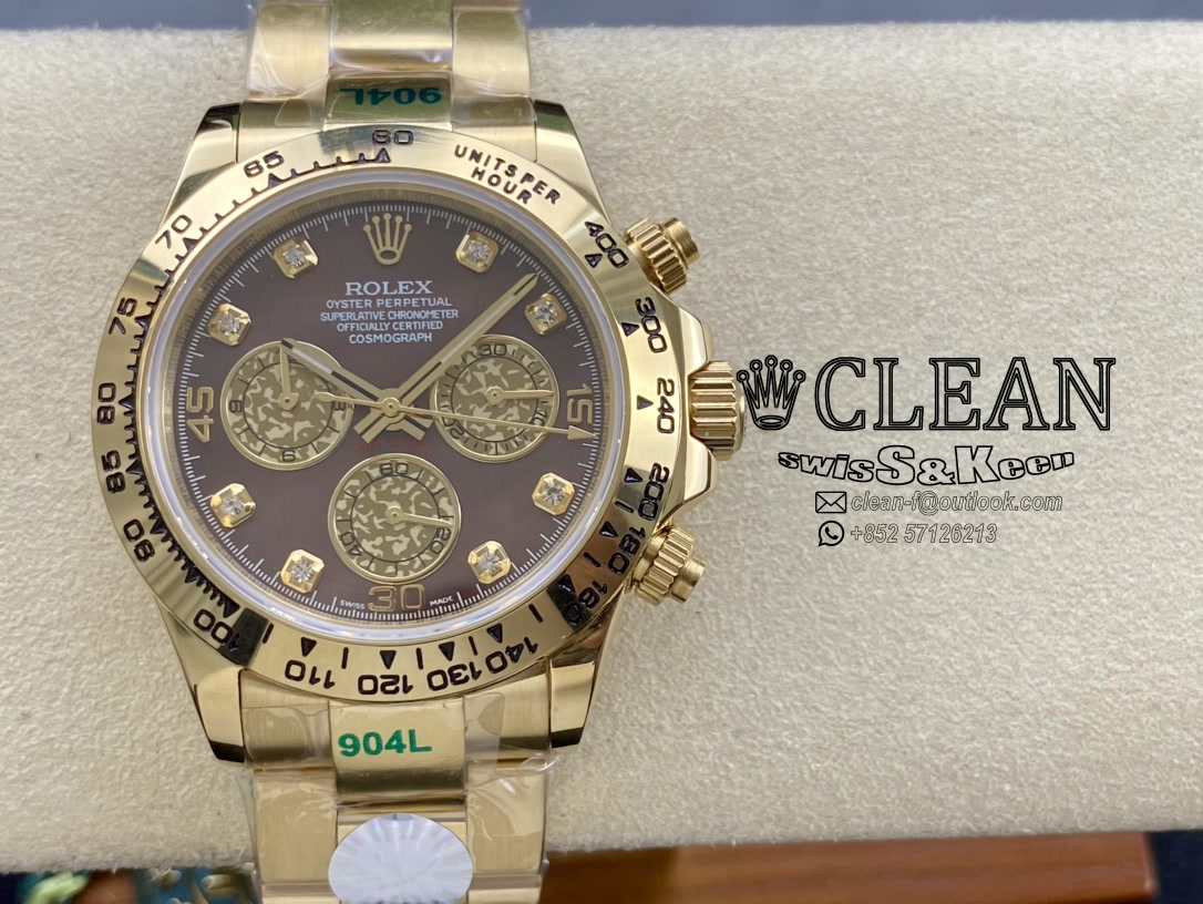 f309b02aa0929b9c2374a47959fc2651 ROLEX DAYTONA BROWN DIAL 40MM - Image 1