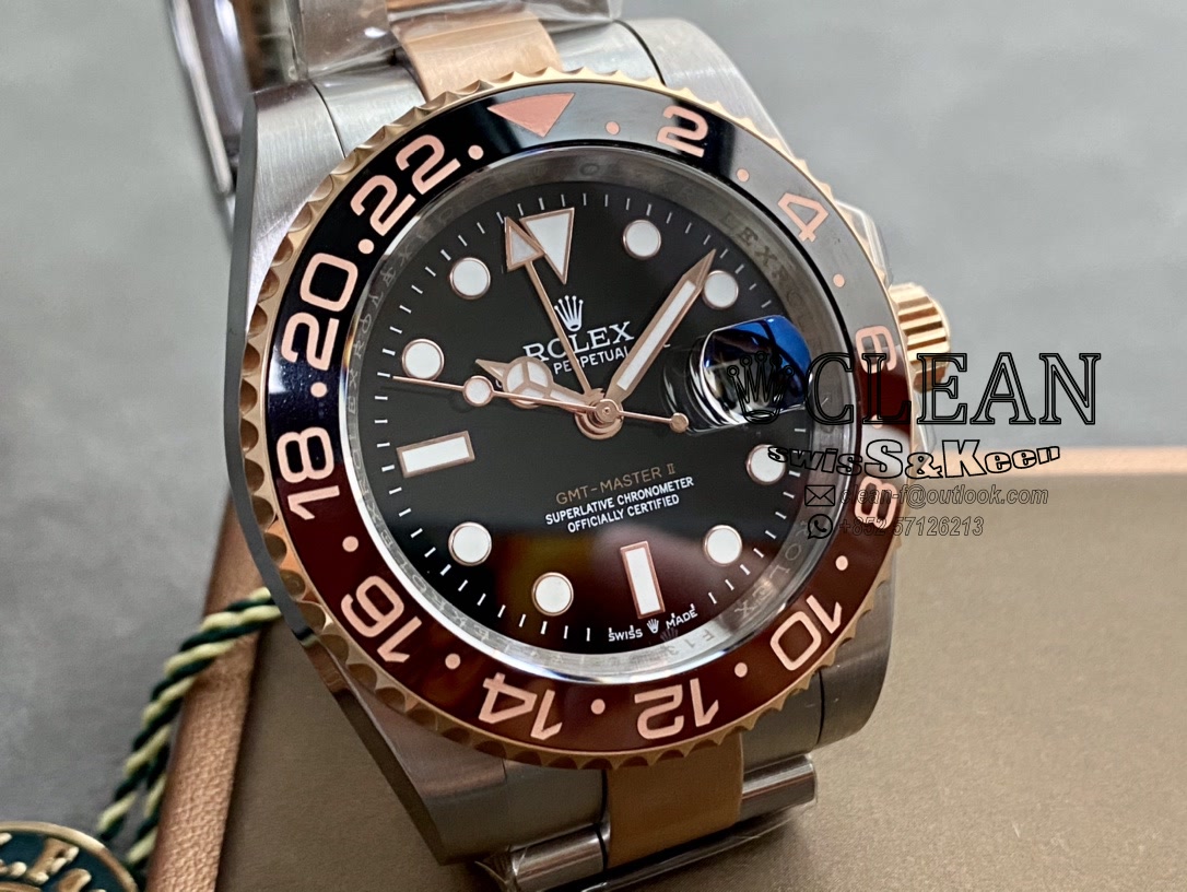 f32e637dc6b8858c0635373fe60f523b ROLEX GMT-MASTER BLACK DIAL 40MM - Image 1