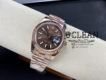 ROLEX DATEJUST BROWN DIAL 41MM - Image 5