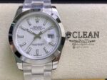 ROLEX DATEJUST WHITE DIAL 41MM