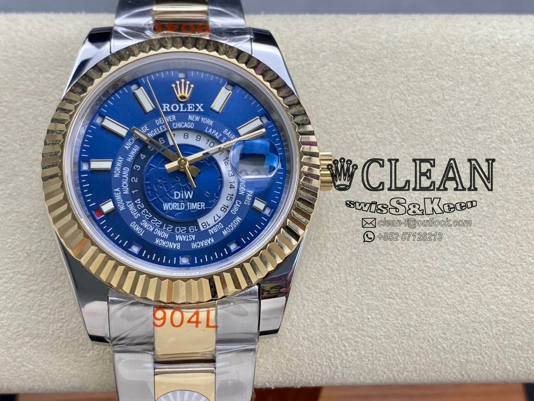 fb3a8f3f27d039f0b36dfa9bf4ef34bf ROLEX SKY-DWELLER BLUE DIAL 42MM - Image 1