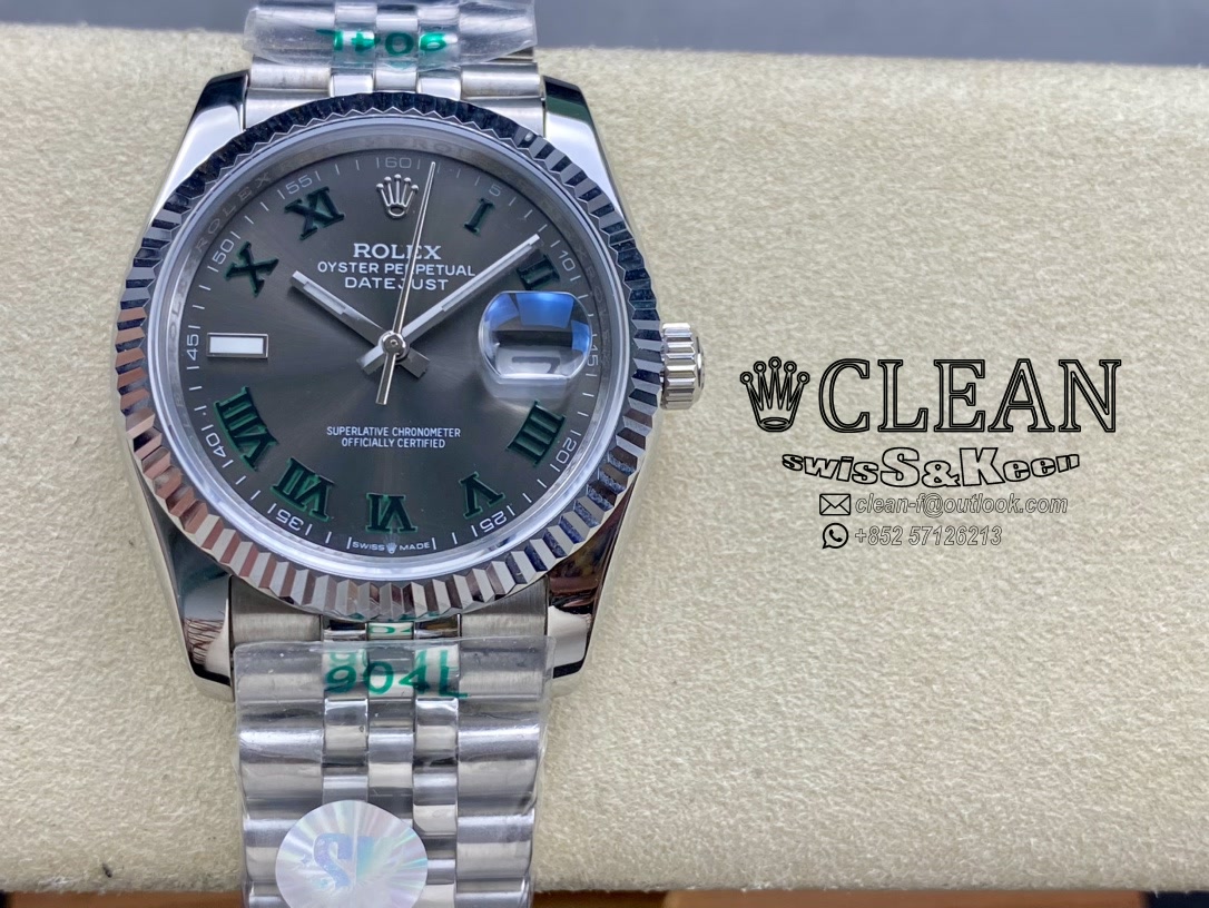 ff277964dde2b0174f8b75d18b4dbfec ROLEX DATEJUST BLACK DIAL 36MM - Image 1